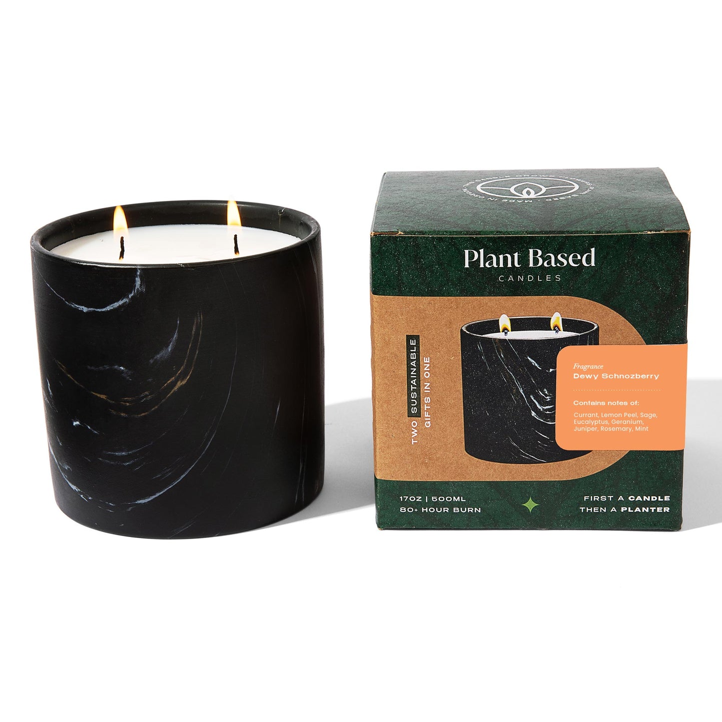 Dewy Schnozberry Black Marquina Candle 17oz