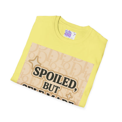 Spoiled, But Self-Made Unisex Softstyle Glam Tee