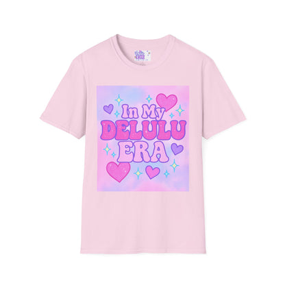 Cute "In My Delulu Era" Unisex Softstyle T-Shirt - Trendy Glam Tee