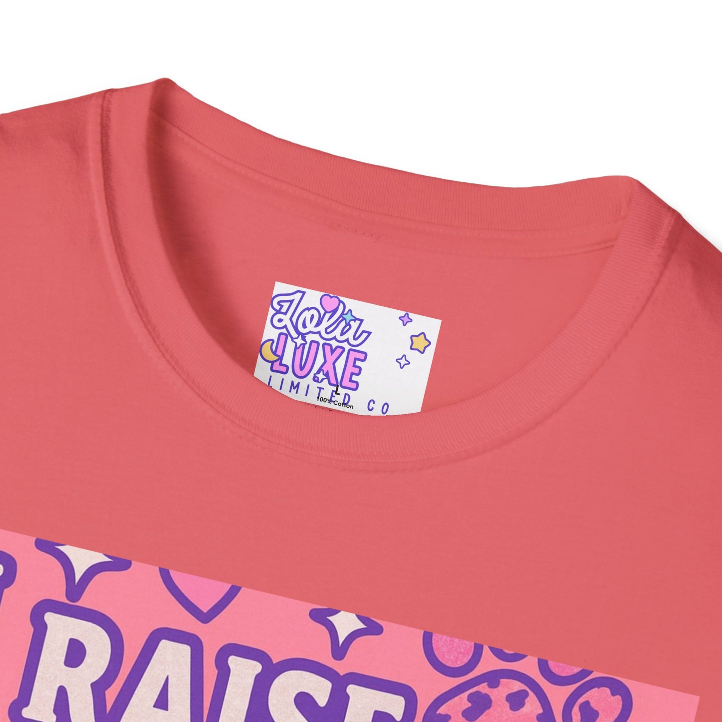 I Raise Dogs and Standards T-Shirt | Unisex Softstyle Glam Tee for Dog Lovers