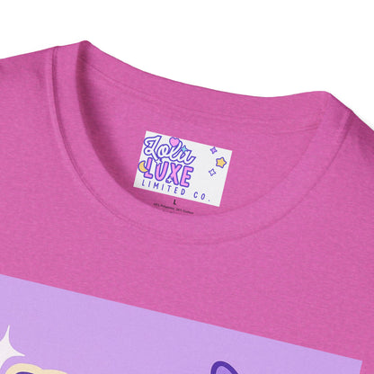 In My Baddie Era Unisex Softstyle Glam Tee - Trendy Graphic Tee for Confident Fashion Lovers