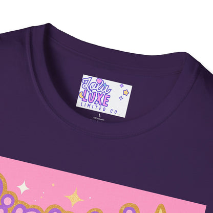 Self Worth Unisex Softstyle T-Shirt - Positive Affirmation Glam Tee