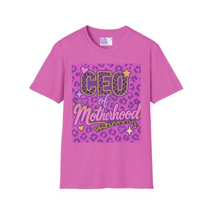 CEO of Motherhood Unisex T-Shirt - Fun & Stylish Mom Apparel Glam Tee