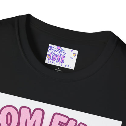 Mom Fuel T-Shirt - Coffee, Chaos & Cuddles - Fun Unisex Softstyle Glam Tee