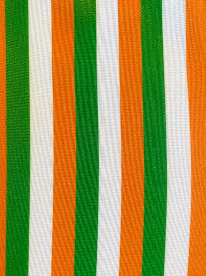 Cabana Set - Green/Orange/White Stripe