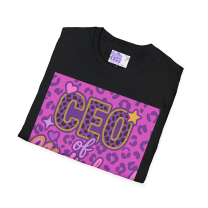 CEO of Motherhood Unisex T-Shirt - Fun & Stylish Mom Apparel Glam Tee
