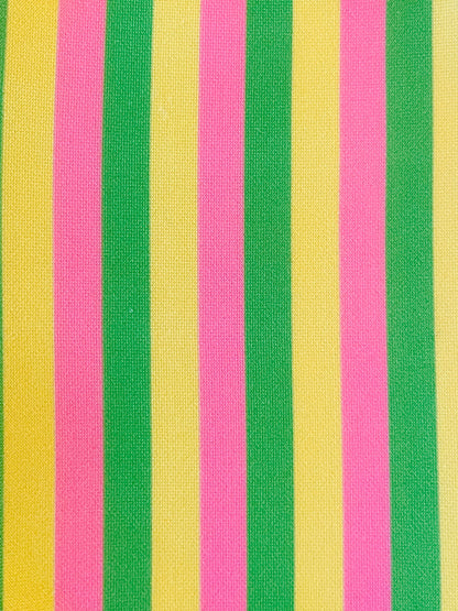 Cabana Set - Green/Pink/Yellow Stripe