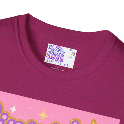 Self Worth Unisex Softstyle T-Shirt - Positive Affirmation Glam Tee