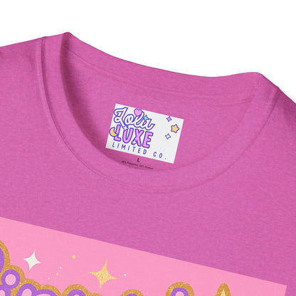 Self Worth Unisex Softstyle T-Shirt - Positive Affirmation Glam Tee