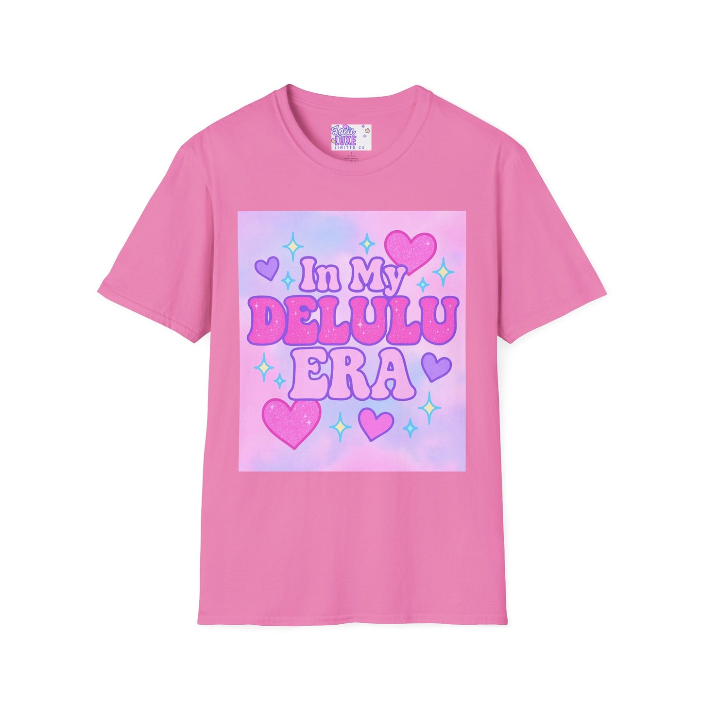 Cute "In My Delulu Era" Unisex Softstyle T-Shirt - Trendy Glam Tee