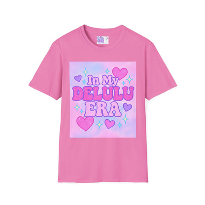Cute "In My Delulu Era" Unisex Softstyle T-Shirt - Trendy Glam Tee