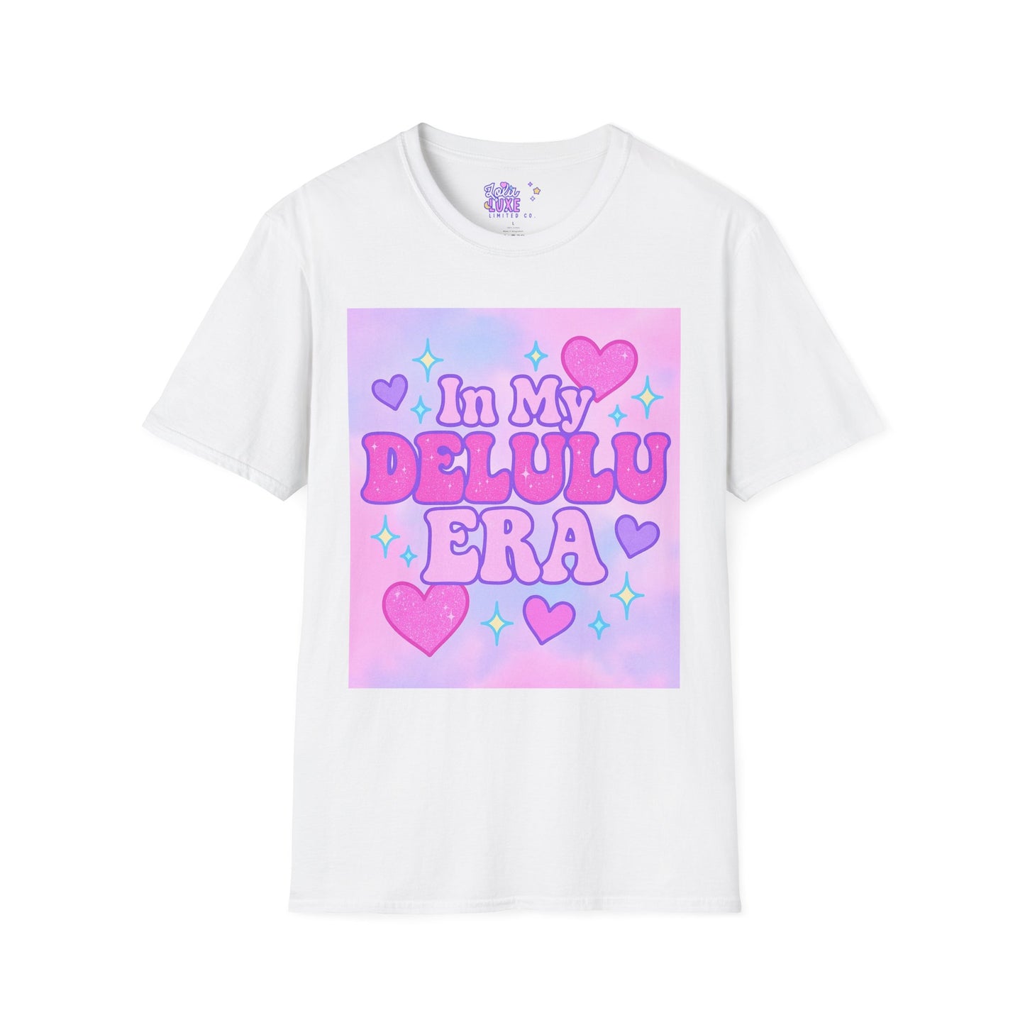 Cute "In My Delulu Era" Unisex Softstyle T-Shirt - Trendy Glam Tee