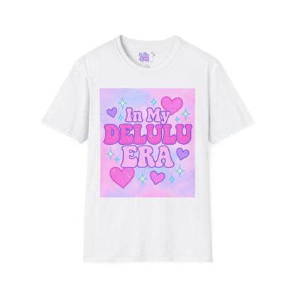 Cute "In My Delulu Era" Unisex Softstyle T-Shirt - Trendy Glam Tee