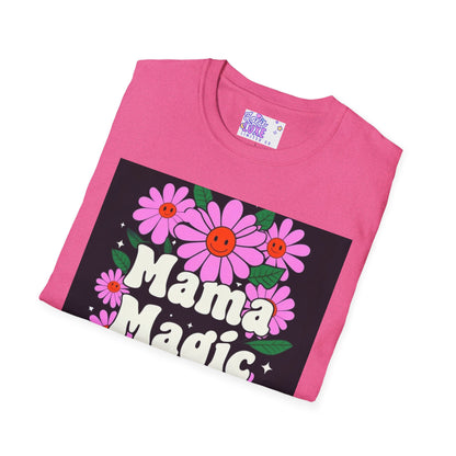 Mama Magic Floral  T-Shirt – Comfort for Moms