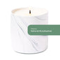 Natural Eucalyptus White Marble Candle 6oz