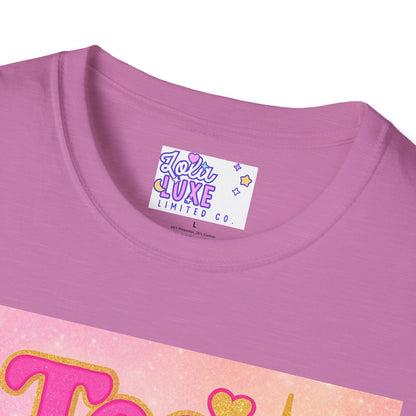Too Cute to Be Broke Unisex Softstyle Glam Tee - Fun Casual Tee for Trendy Fashion Lovers