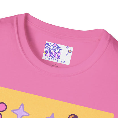 Raising Legends Unisex Softstyle T-Shirt - Vibrant Floral Design for Celebrations