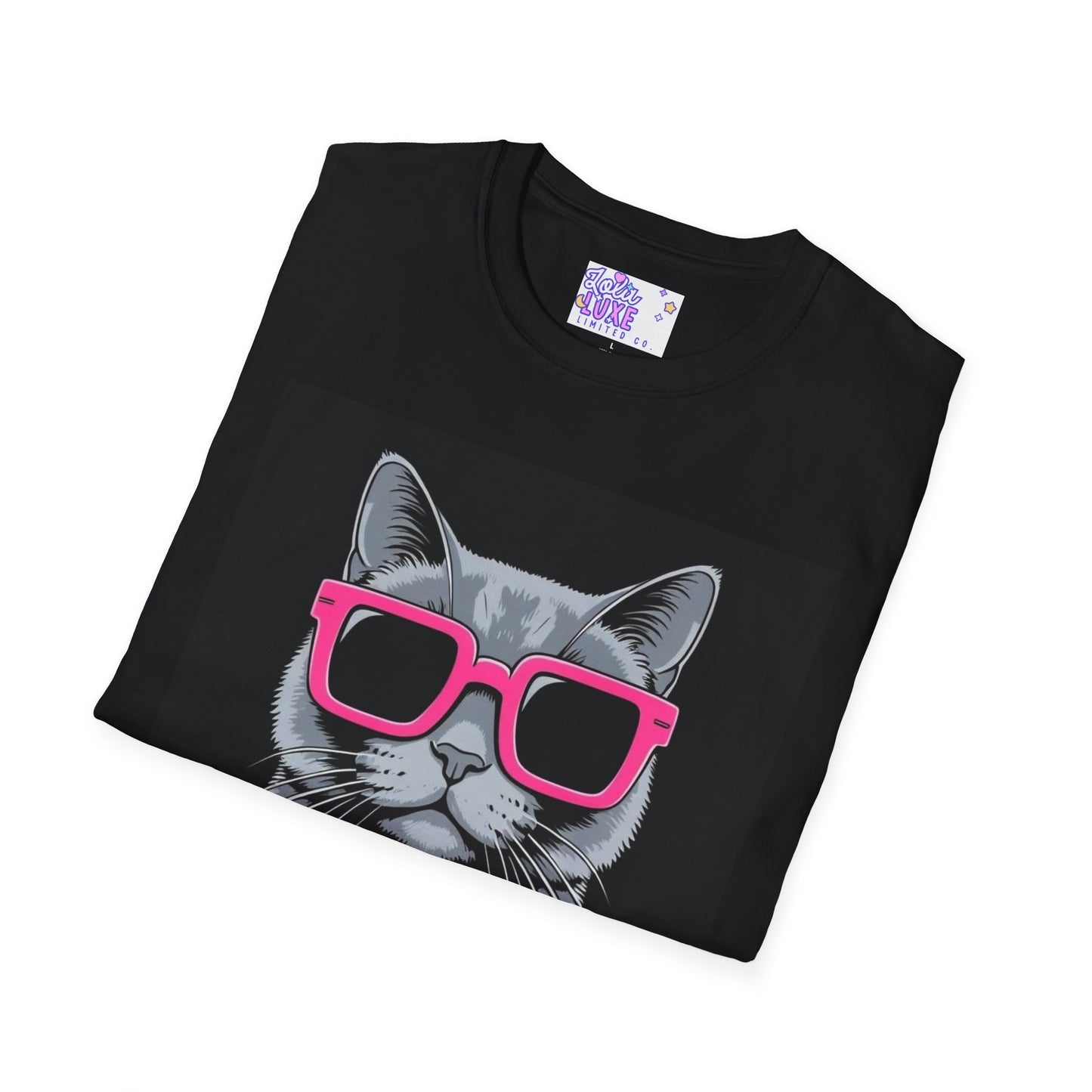 Cool Cat Softstyle T-Shirt | Soft Life Design for Animal Lovers