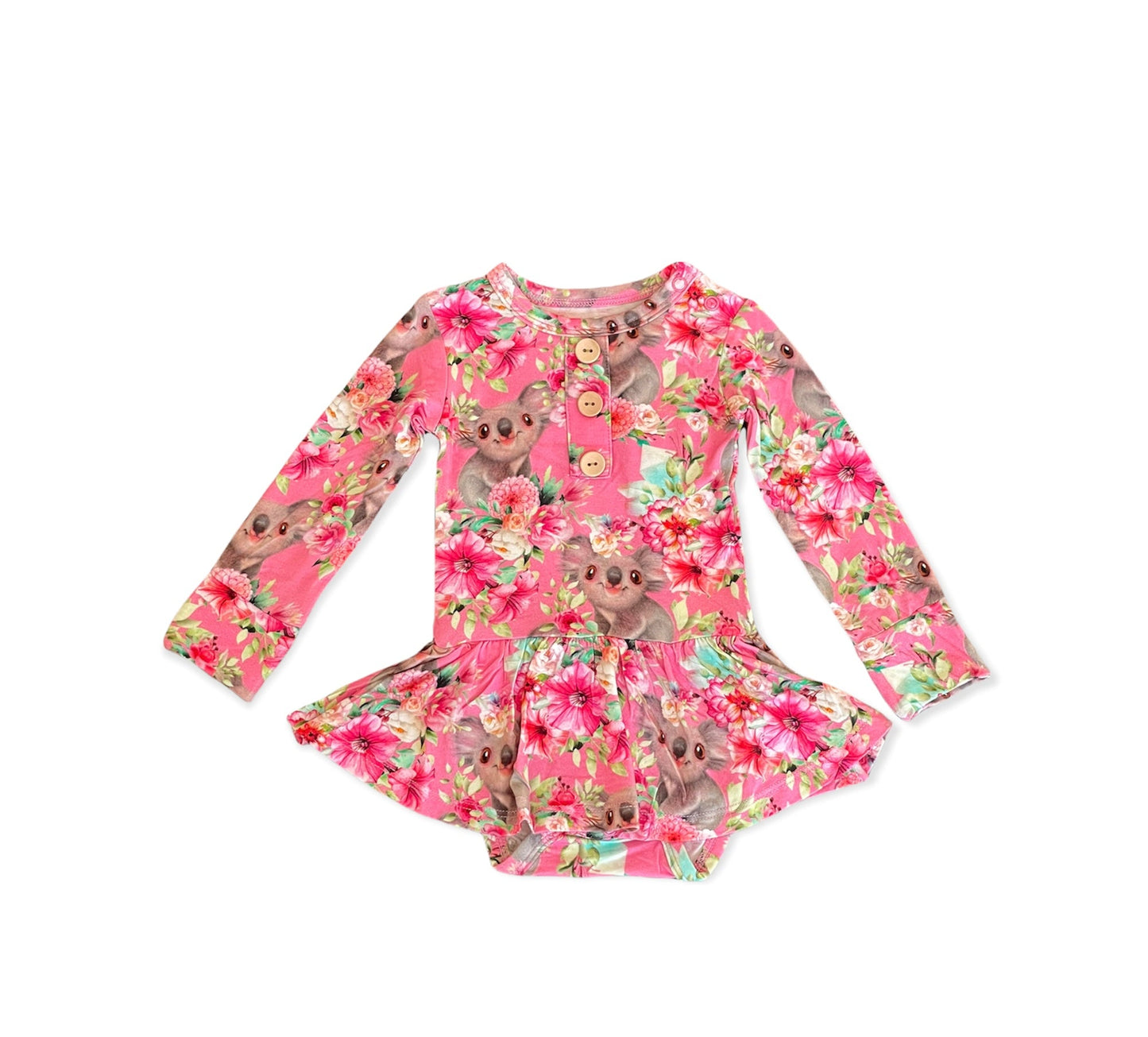 Isla’s Ballerina Long Sleeves Twirl Skirt Body suit