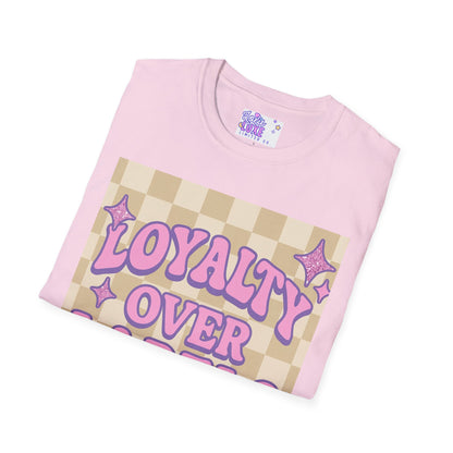 Loyalty Over Labels Unisex Softstyle Glam Tee - Trendy Casual Wear