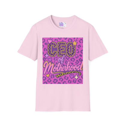 CEO of Motherhood Unisex T-Shirt - Fun & Stylish Mom Apparel Glam Tee
