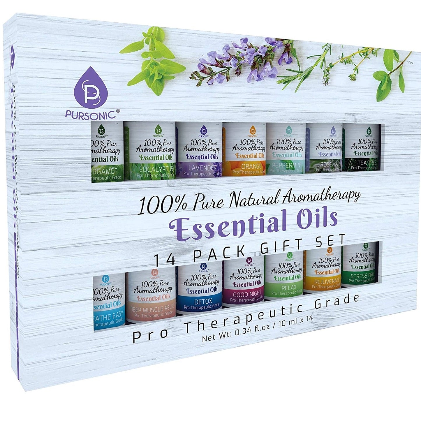 14 Pack of 100% Pure Essential Aromatherapy Oils