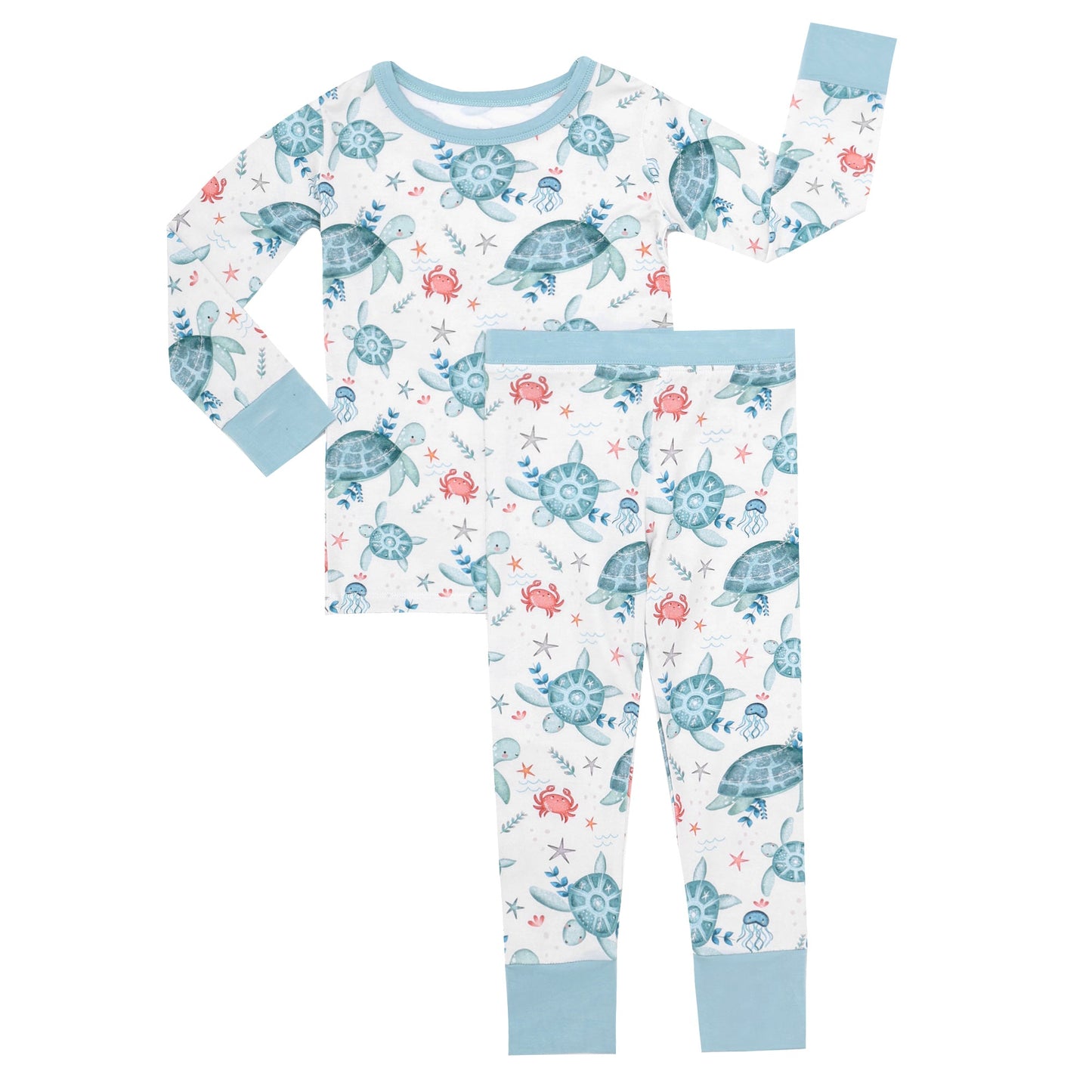 Turtles Two-Piece PJs - Long Set