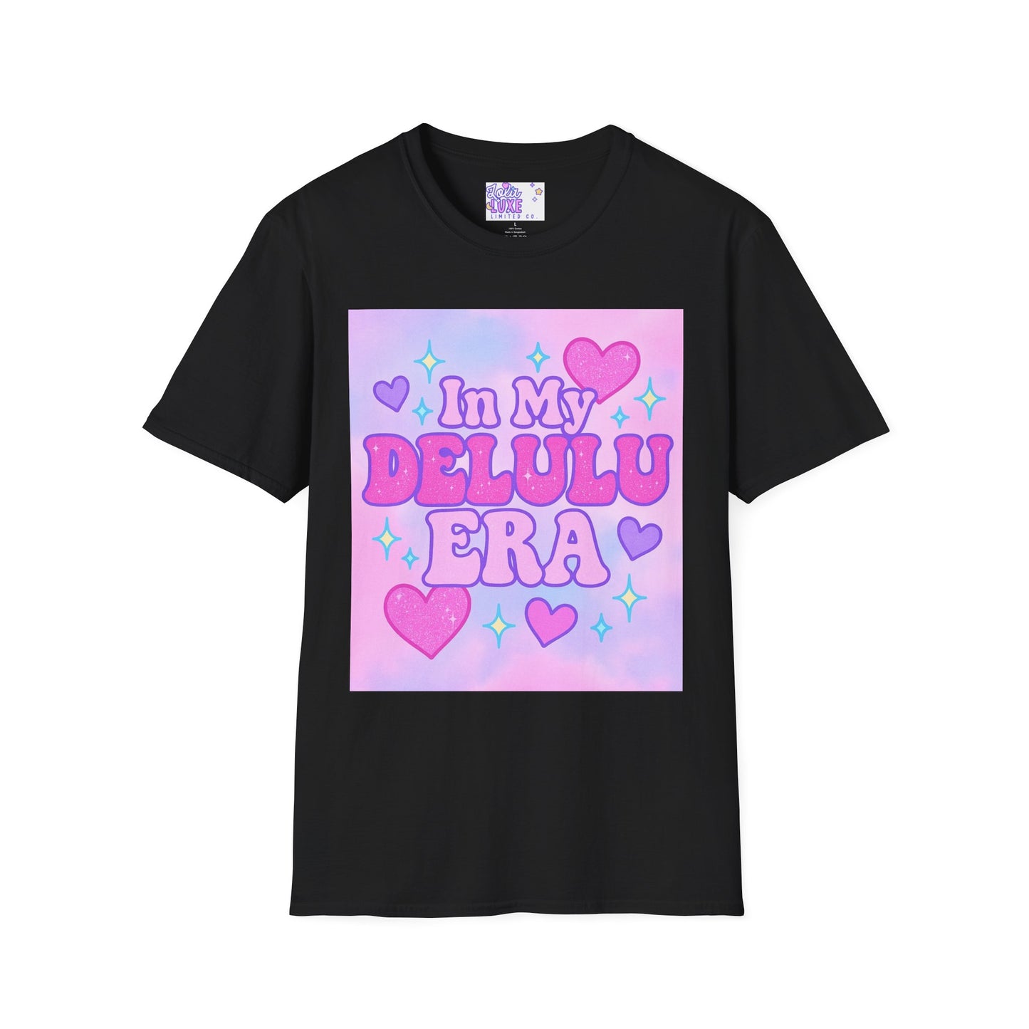Cute "In My Delulu Era" Unisex Softstyle T-Shirt - Trendy Glam Tee