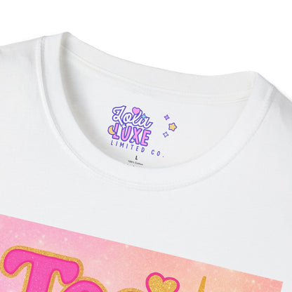 Too Cute to Be Broke Unisex Softstyle Glam Tee - Fun Casual Tee for Trendy Fashion Lovers