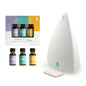 Pursonic Aromatherapy Diffuser & Essential Oil Set -Ultrasonic Top 3 Oils