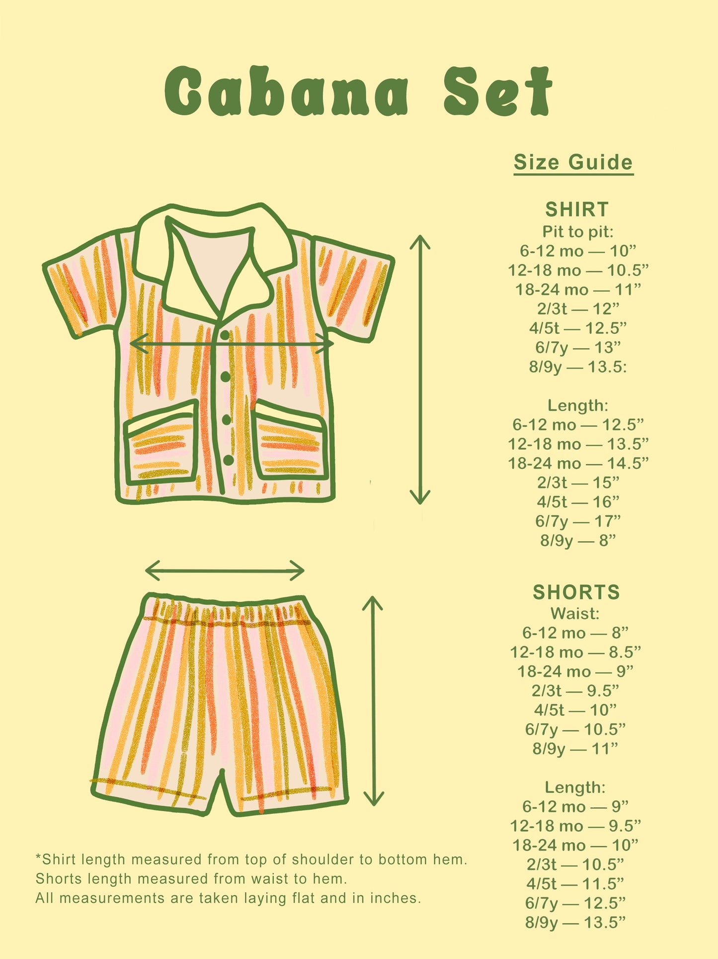 Cabana Set - 70s Dream Stripe