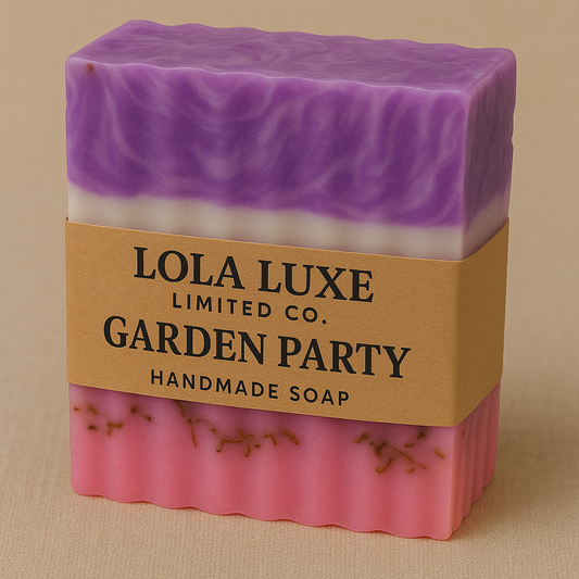 Garden Party Jasmine, Rose or Lavender Scented Handmade Soap