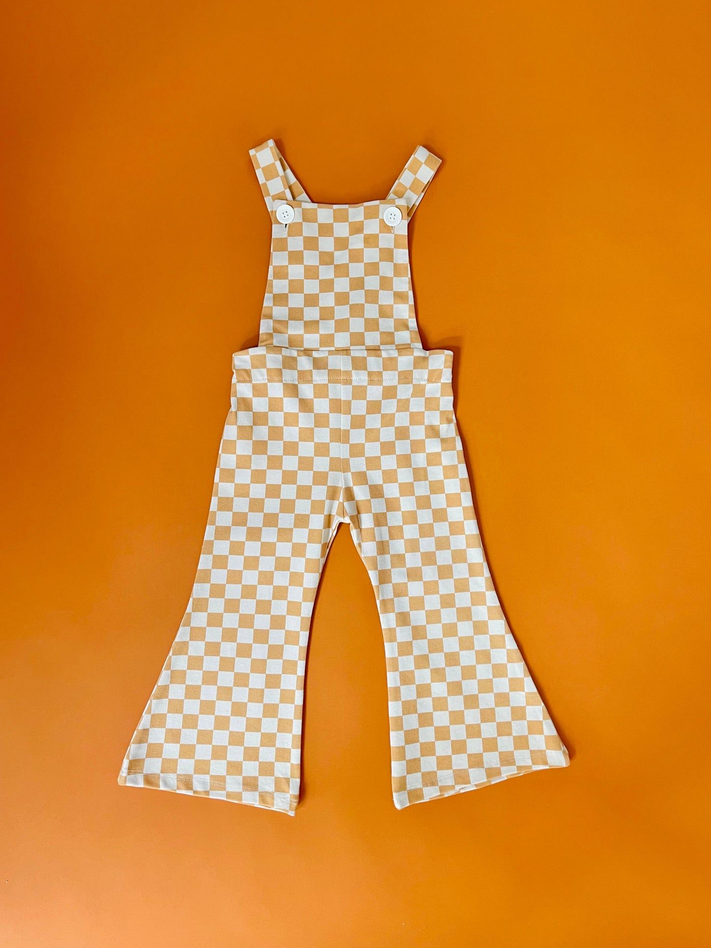 Checkered 70s Overalls