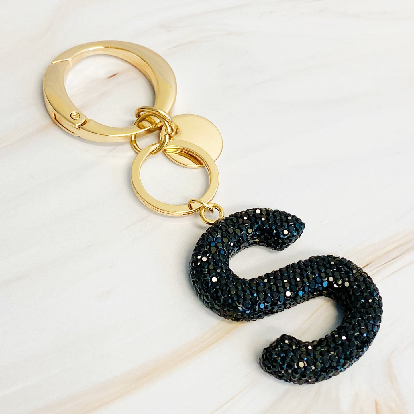 It Girl Glam Initial Key Chain