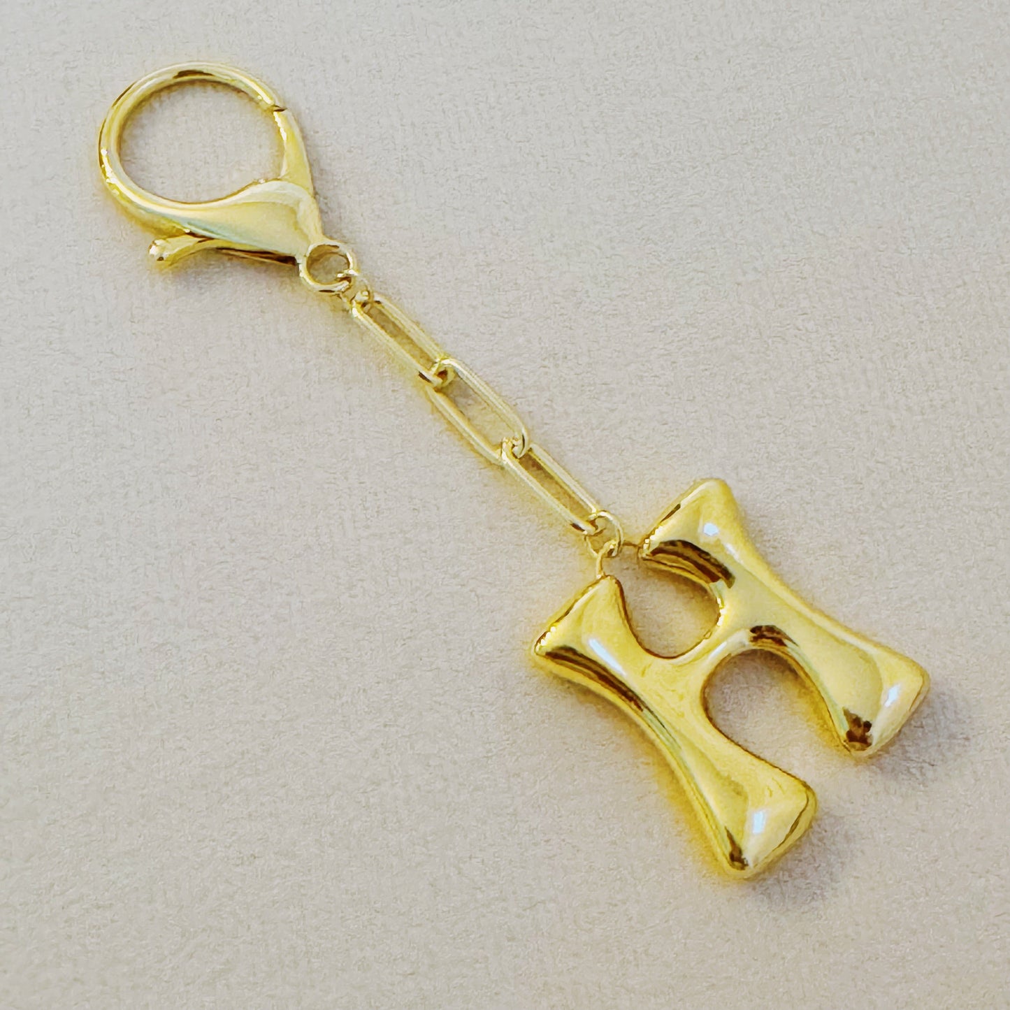 Whimsy Balloon Letter Initial Bag Charm