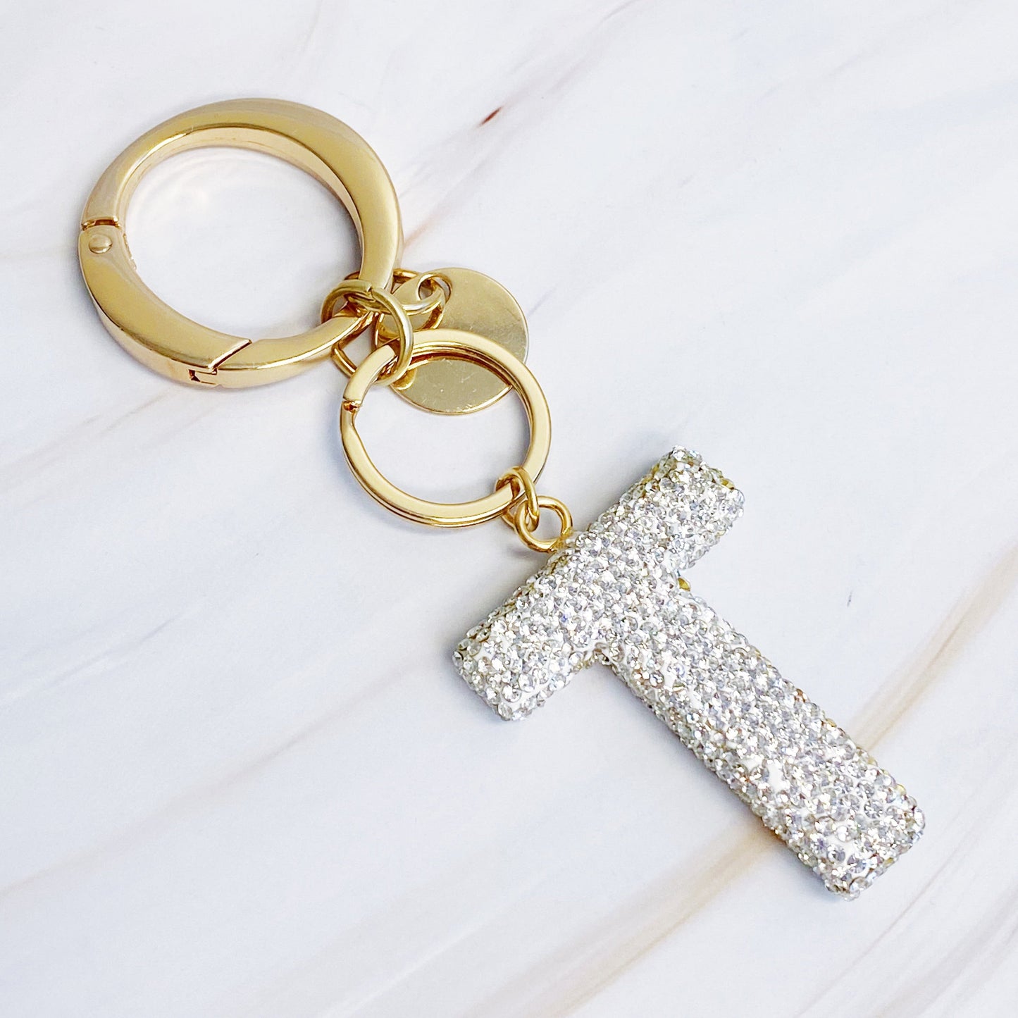 It Girl Glam Initial Key Chain