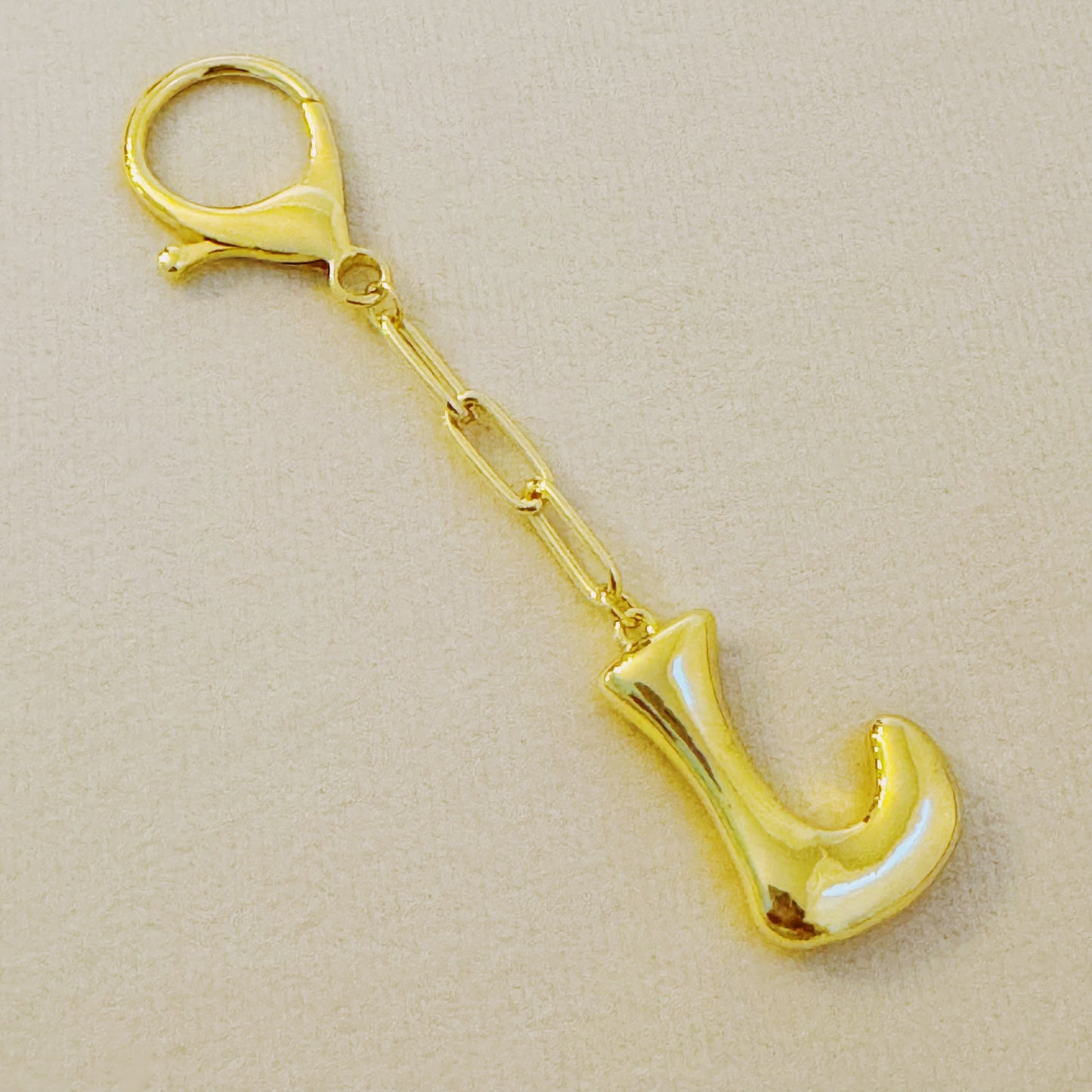 Whimsy Balloon Letter Initial Bag Charm