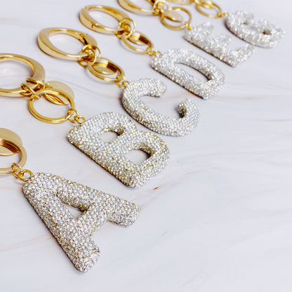 It Girl Glam Initial Key Chain