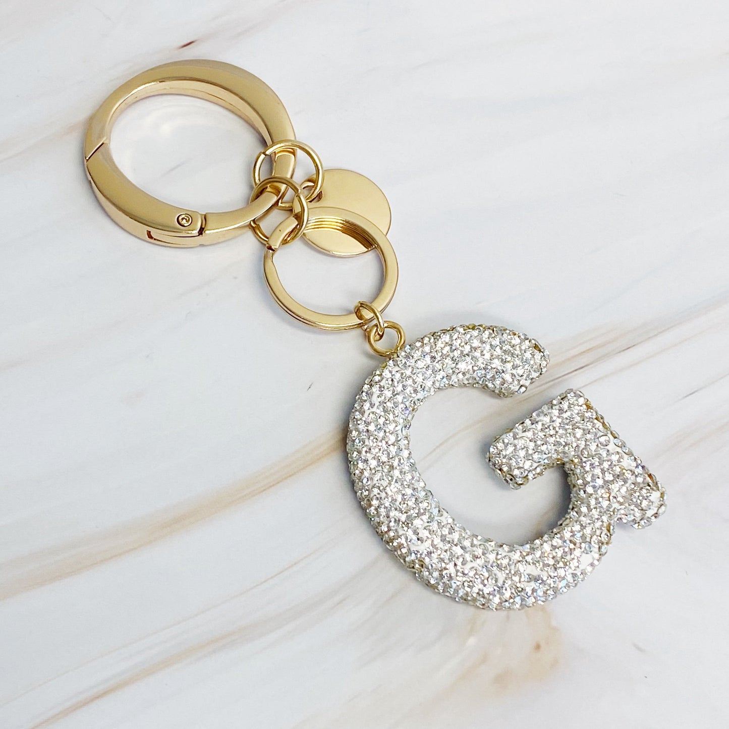 It Girl Glam Initial Key Chain