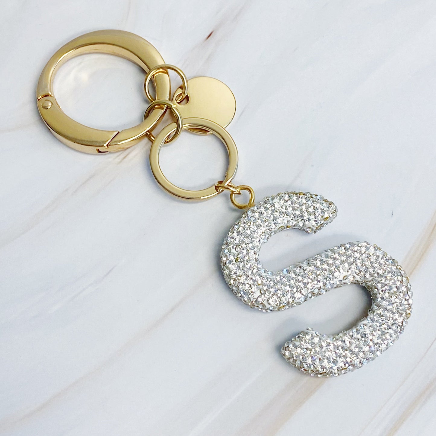 It Girl Glam Initial Key Chain