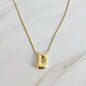 Balloon Letter Initial Necklace