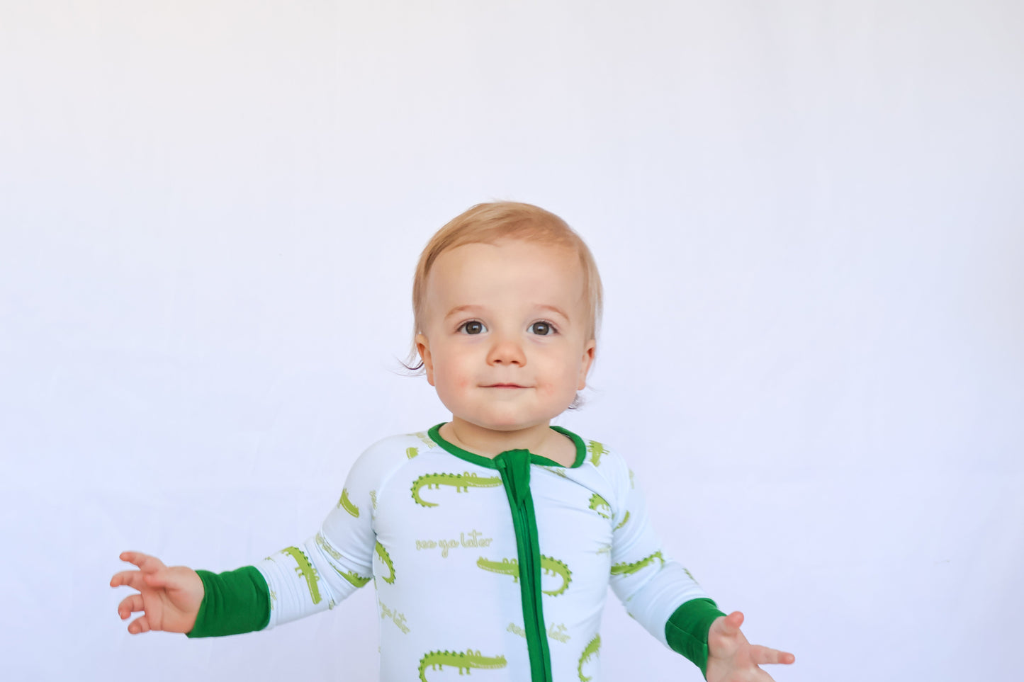 See Ya Later Alligator Bamboo Romper