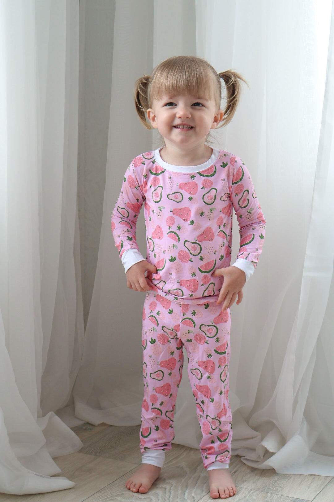 Pink Paradise Baby Pajama Set