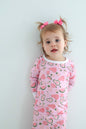 Pink Paradise Baby Pajama Set