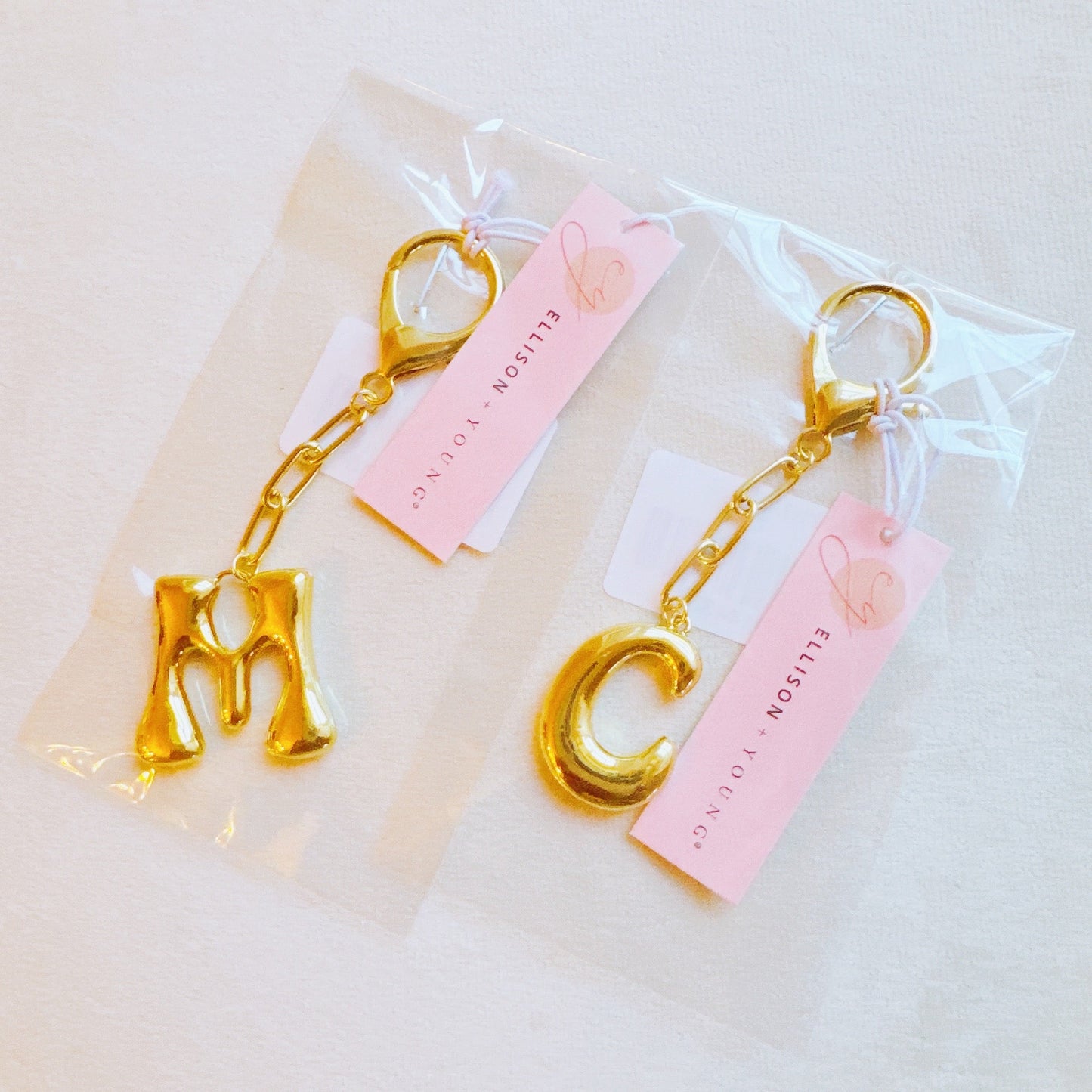 Whimsy Balloon Letter Initial Bag Charm