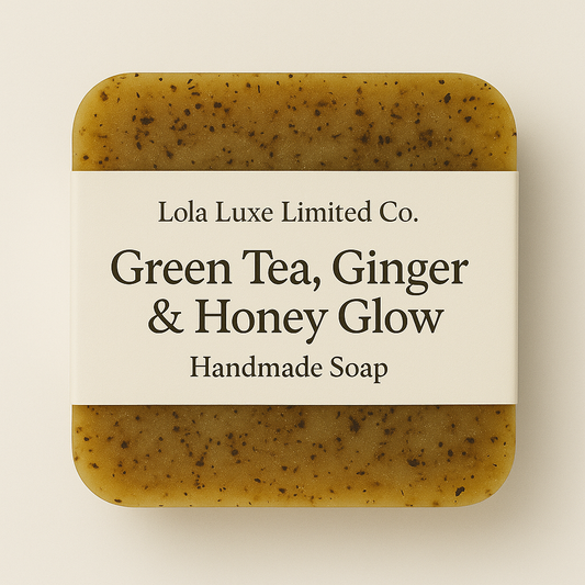 ✨ Green Tea, Ginger & Honey Glow Handmade Soap ✨