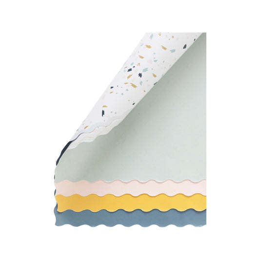 Terrazzo Pattern Gift Wrap, Two-sided (4)