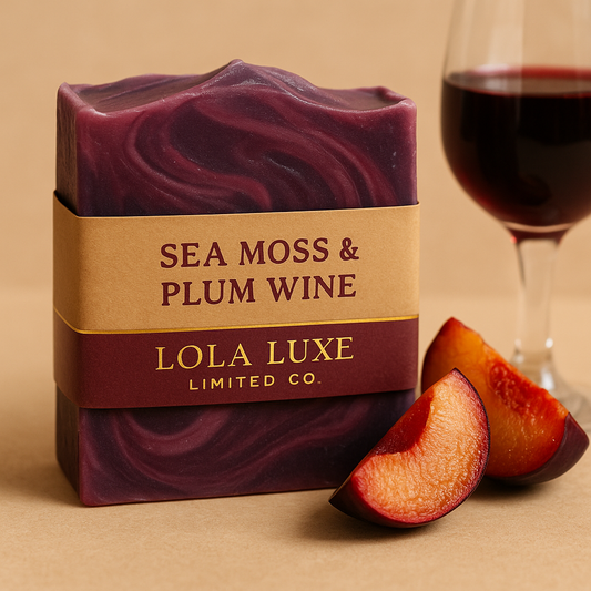 Sea Moss Soap with Plum Wine – Antioxidant-Rich, Sweet & Sultry Bar