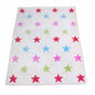 Girl's White Star Rug