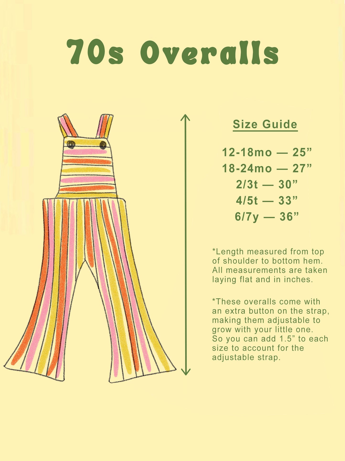 Bell Bottom Overalls - 70s Dream